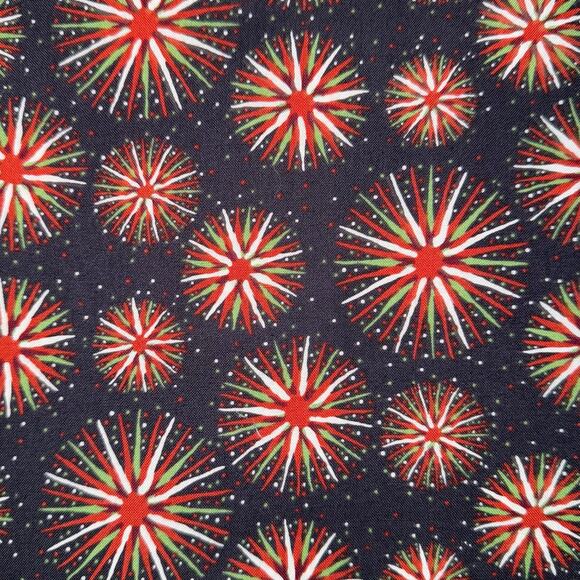 Red & Green Pom Poms | Renee Nanneman of Need'l Love | Andover Fabrics | 1/2 YD - Picture 2 of 8